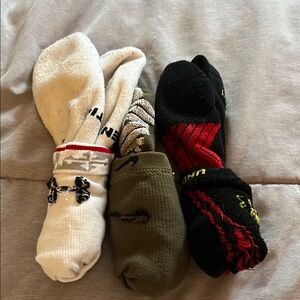 Assorted athletic socks